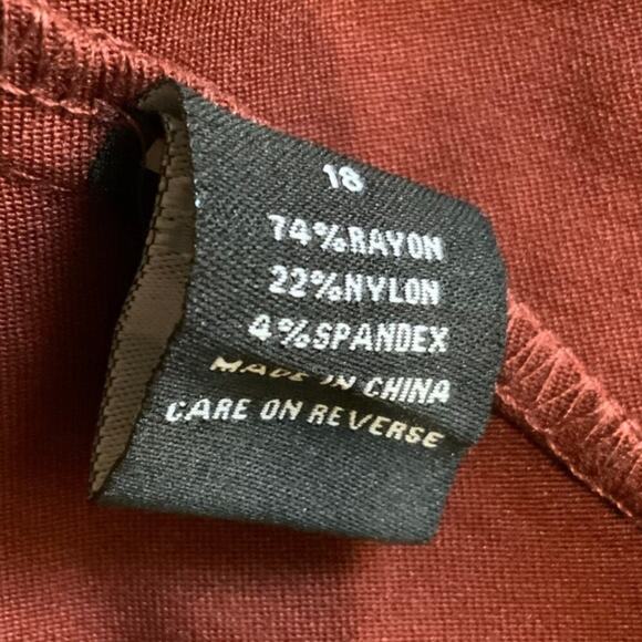 Briggs Blazer Jacket Womens 18 Notched Lapel Single Button Long Sleeve Stretch - Picture 8 of 8